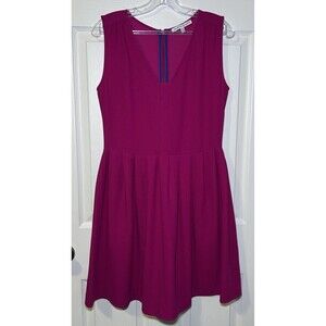Collective Concepts Women’s Sleeveless A Line Dress Hot Pink Size Medium NWOT